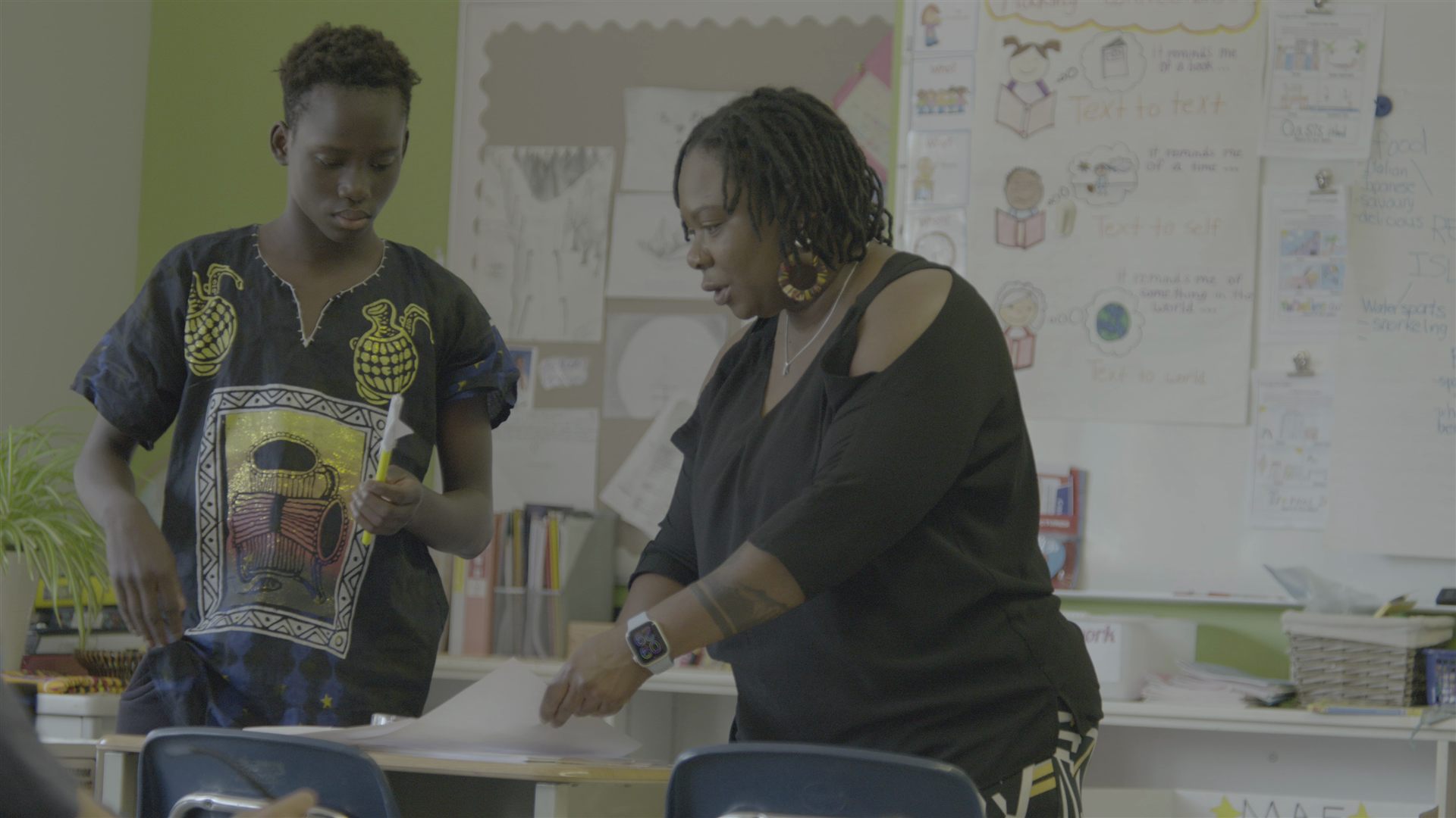 An apprentice teaching alongside a certified teacher