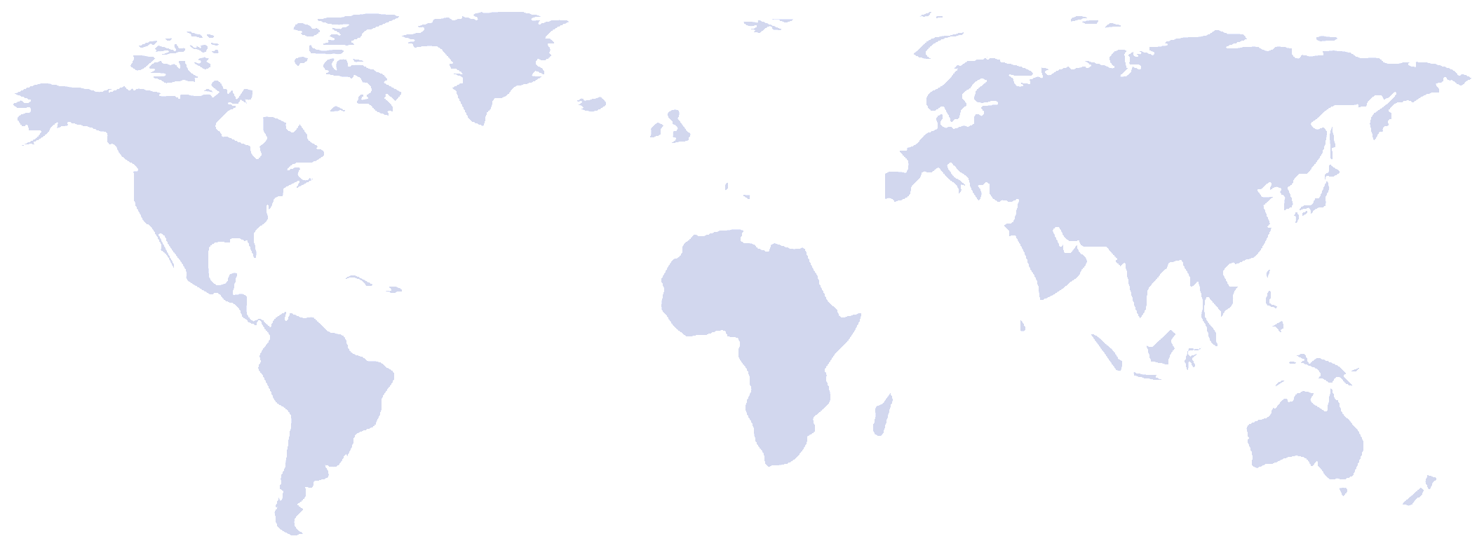 World map with pins on Canada, Spain, Poland, Niger, Ethiopia, and Indonesia