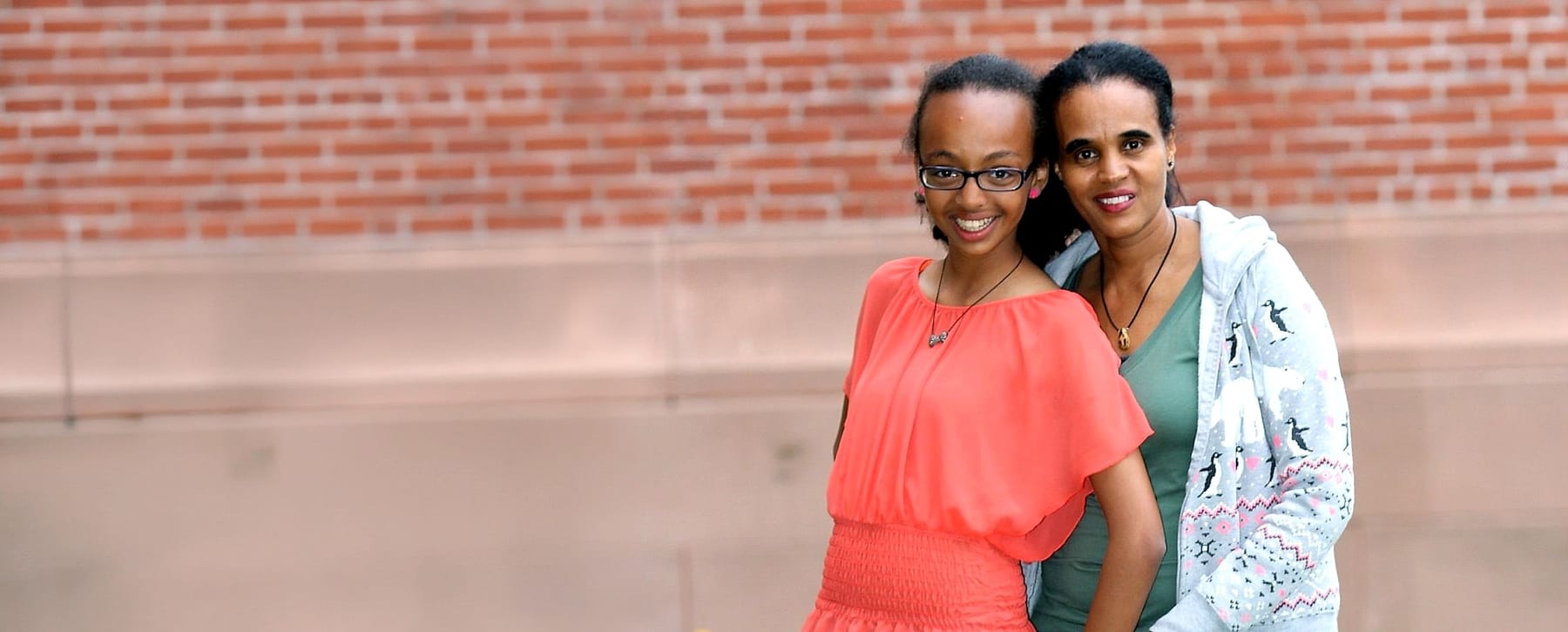 Selam and her mother, Yordanos